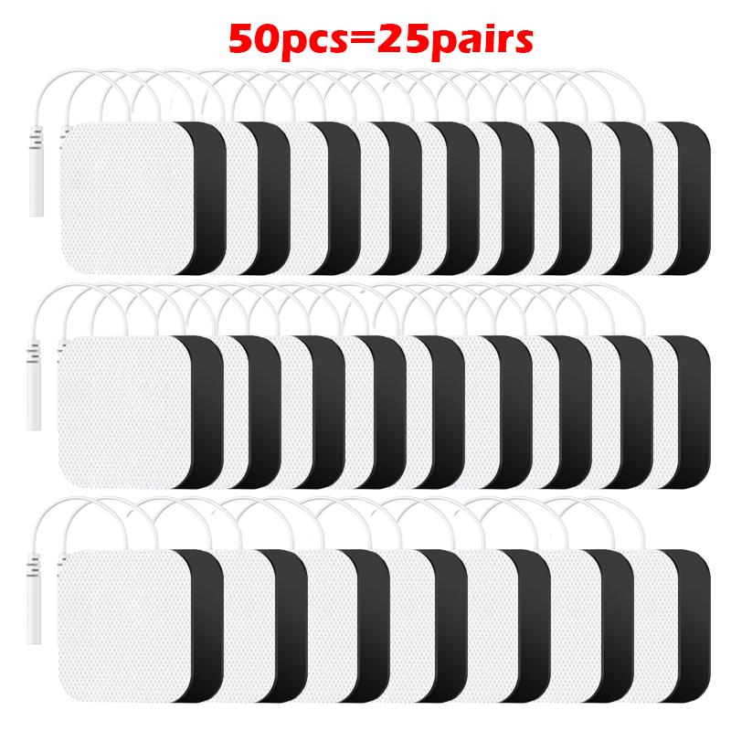 TENS EMS Elektroden Pads Physiotherapie Zubehör Vlies Selbstklebende Ersatzpflaster für EMS Elektrisches Massagegerät