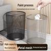 Jingjiang Metal Mesh Office Waste Bins, 3-Pack