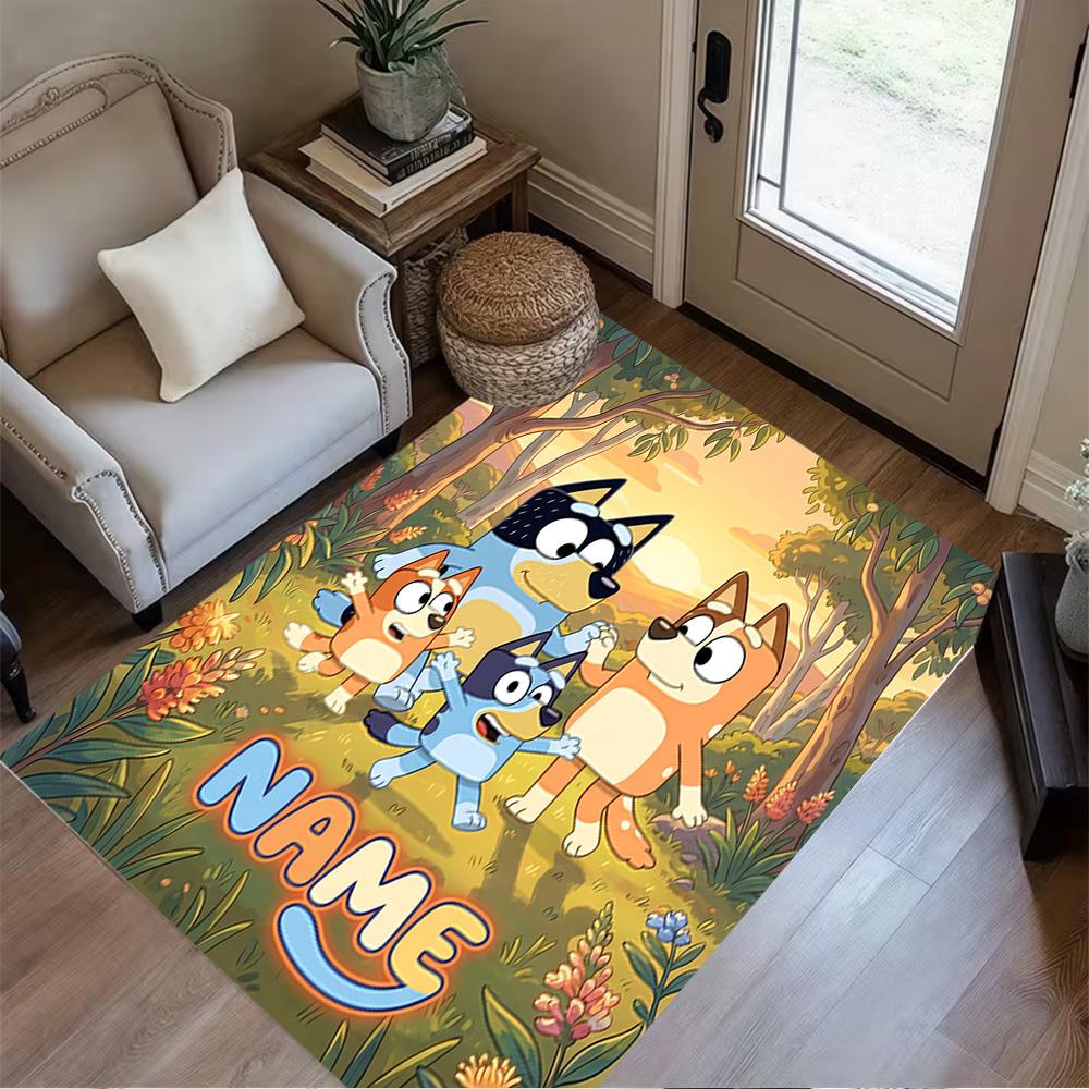 Easter Adventure Customized Name Carpet Suitable for Study room Balcony Game Room Hallway Anti-slip Rug Office home decor