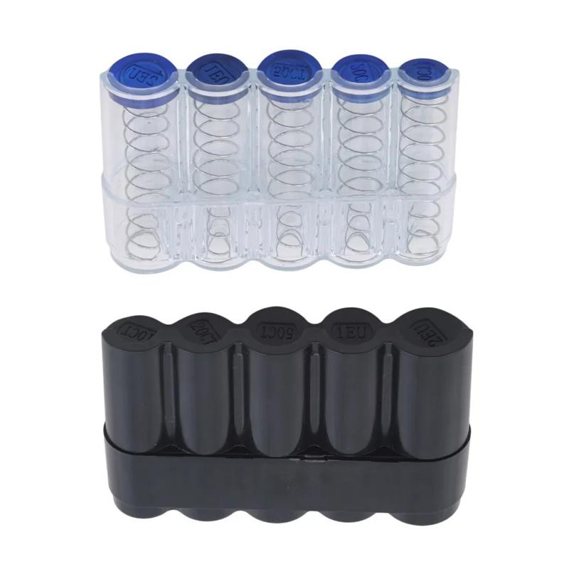 Coin Storage Euro Coin Mechanism Coin Holder Euros Box Taxista Purse Safe for Money CXG03