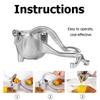 Manual Hand Fruit Juicer Press Aluminum Alloy Hand Squeezer Handheld Citrus Juice Extractor for Orange Lemon Pomegranate for Squeezer Home Kitchen Use