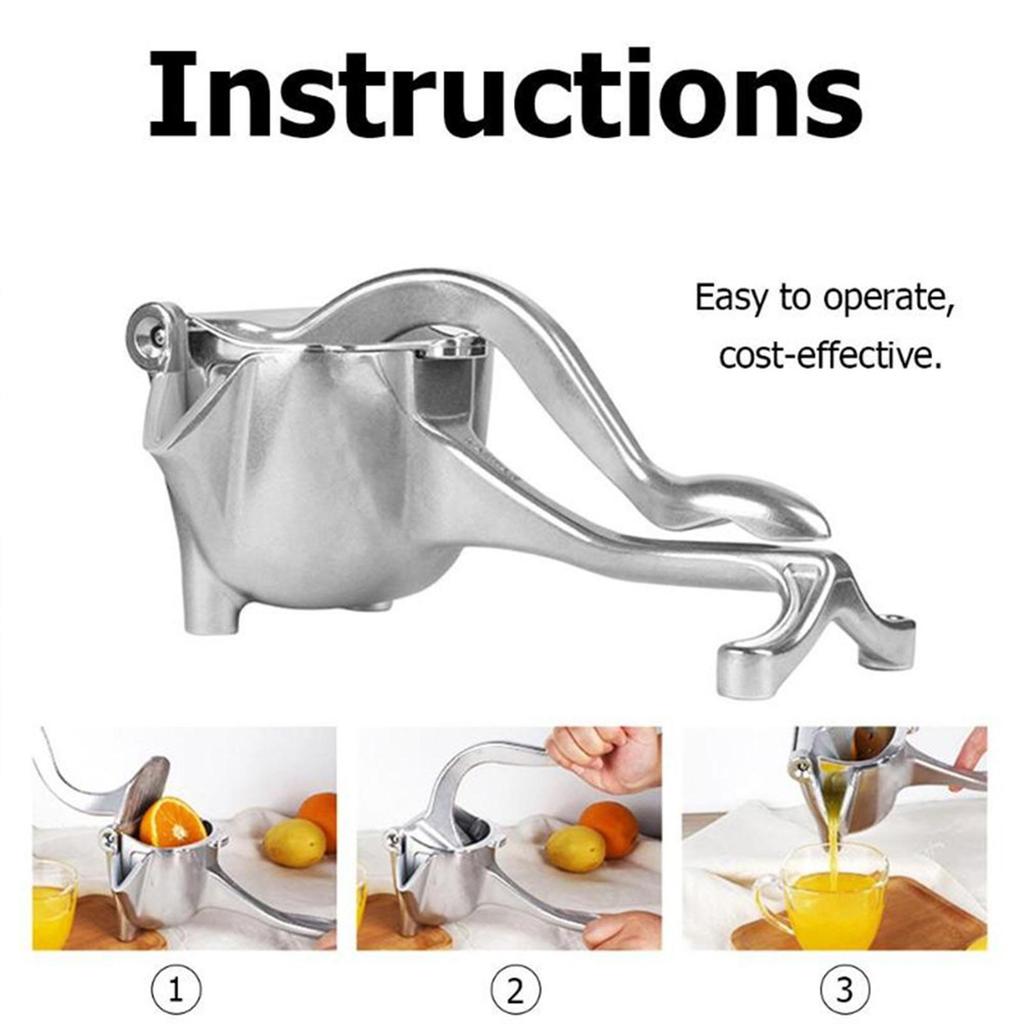 Manual Hand Fruit Juicer Press Aluminum Alloy Hand Squeezer Handheld Citrus Juice Extractor for Orange Lemon Pomegranate for Squeezer Home Kitchen Use