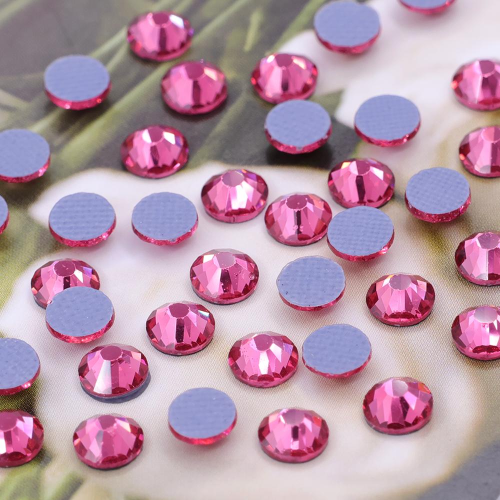 CJ SS20 Loose Round Flat Back Crystal Rhinestones Multi Colours Hot-Fix
