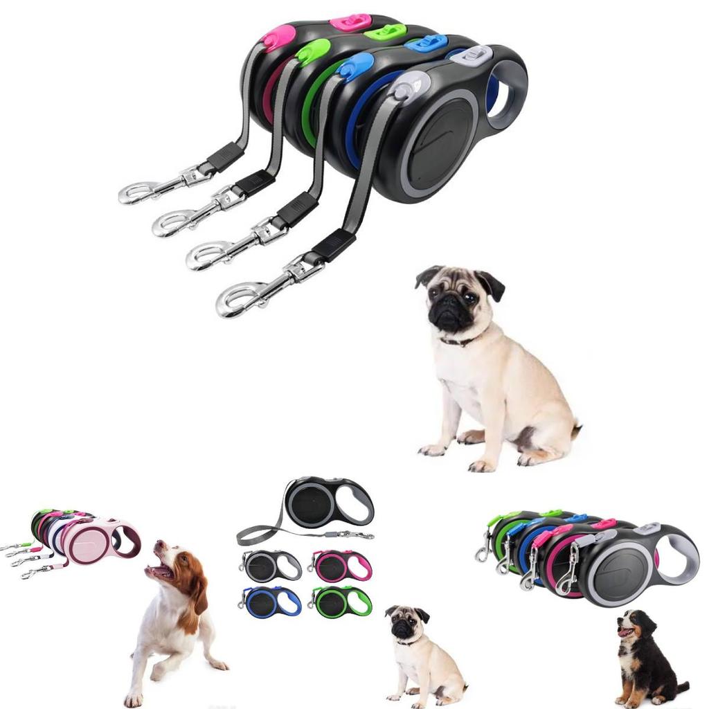 Langleine Automatisch Einziehbar für Große Hunde mit Komfortablem Griffdesign und Lebhaften Farboptionen