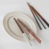 H-0650 Dishwasher-Safe Chopsticks, Set of 4, 23cm, Antibacterial, Made In Japan, Wooden Chopsticks, Stylish, Cute, Scandinavian Style, Perfect for Gue