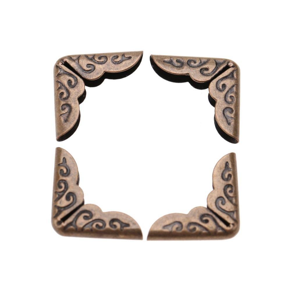 50PCS Gold / Bronze / Yellow Metal Book Corner Protectors