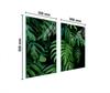 SZKLANA PŁYTA OCHRONNA DO KUCHNI 65x52 MONSTERA