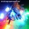 Multistyles Kite Flying Led Lamp Diy Luminous Kite Edge Light Shinning Hanging on Kite Line
