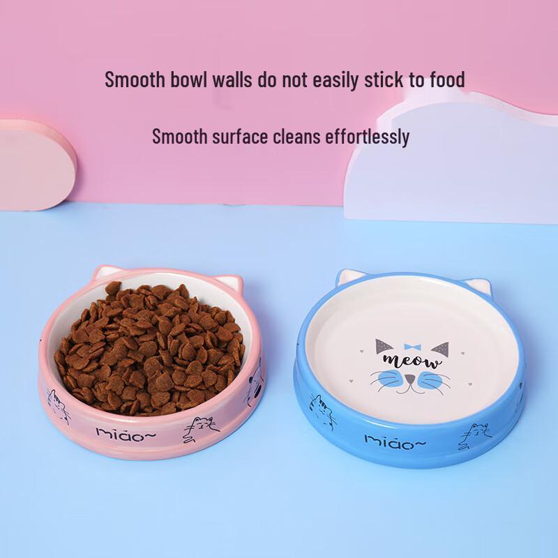Cartoon Ceramic Pet Food Bowl