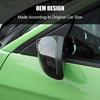 RT-TCZ Carbon Fiber Rearview Side Mirror Decoration Trim Cover Accessories for Ford Mustang 2009 2010 2011 2012 2013