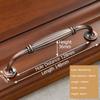 KAK European Style Solid Zinc Alloy Cabinet Handles Modern Vintage Drawer Knobs Cupboard Wardrobe Door Handles Furniture Handles