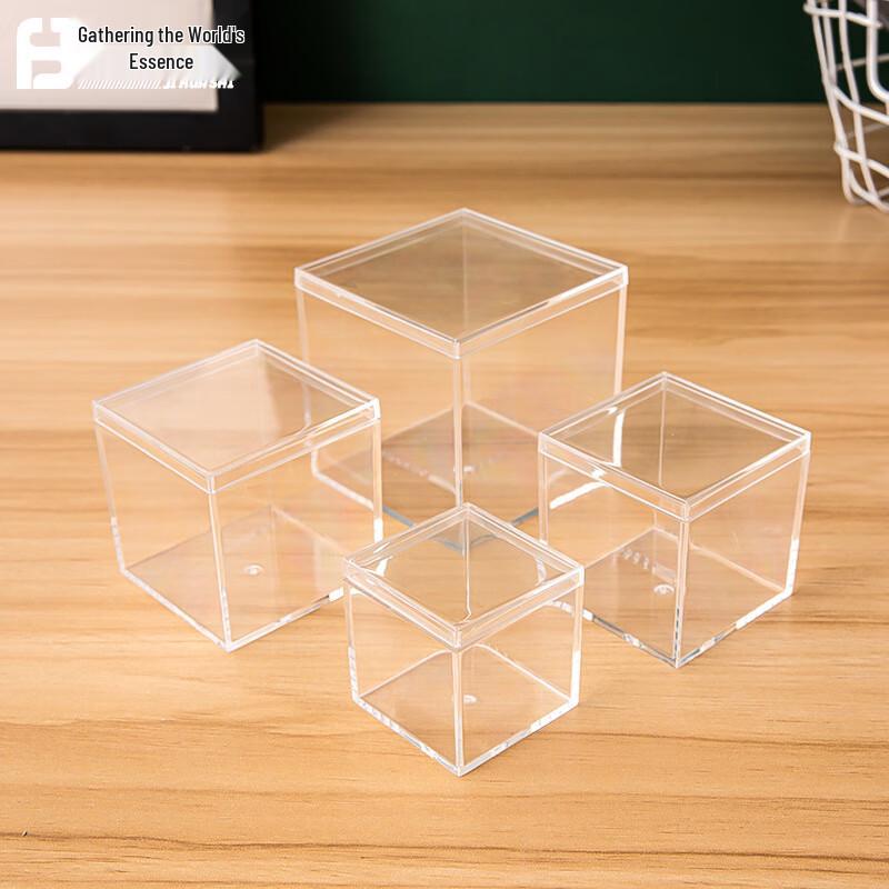 Square Transparent Plastic Display Gift Boxes