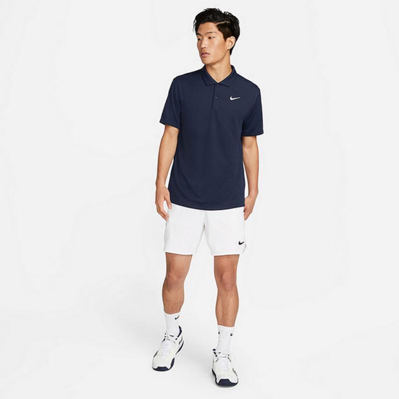 NIKE Men's Retro Breathable Embroidered Polo T-Shirt DH0858