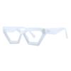 Transparent Computer Plano Glasses for Man Woman Anti Blue Light Clear Round Frame Eyewear Blocking Optical Spectacle Eyeglasses