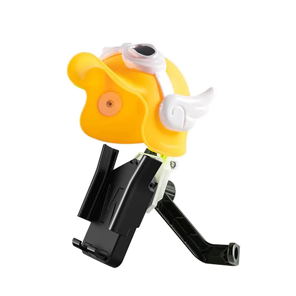 Motorcycle Mobile Phone Holder Universal Bicycle Navigation Brackets Sunshade Holder Waterproof Retro Small Helmet Rider Bracket