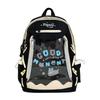 Young Girl Cute Transparent Schoolbag for Men and Women with High Value  Large Capacity  Light Weight and Multi Functional Shoulder Bag.