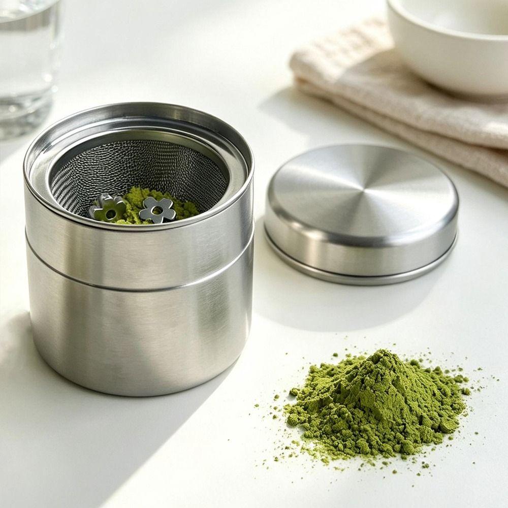 Moisture Proof Tea Storage Canister 304 Stainless Steel Milk Powder Container Home Use