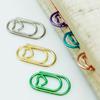 50 Pcs Mini Love Notebook Bookmark Binder Paperclips Accessories Paper Clips
