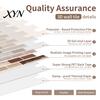 Flexible PET Wall Tiles 3D Gel Faux Mosaic Stickers, Easy Peel & Stick Backsplash Tile Removable Vintage Brick Wallpaper for Kitchen, Living