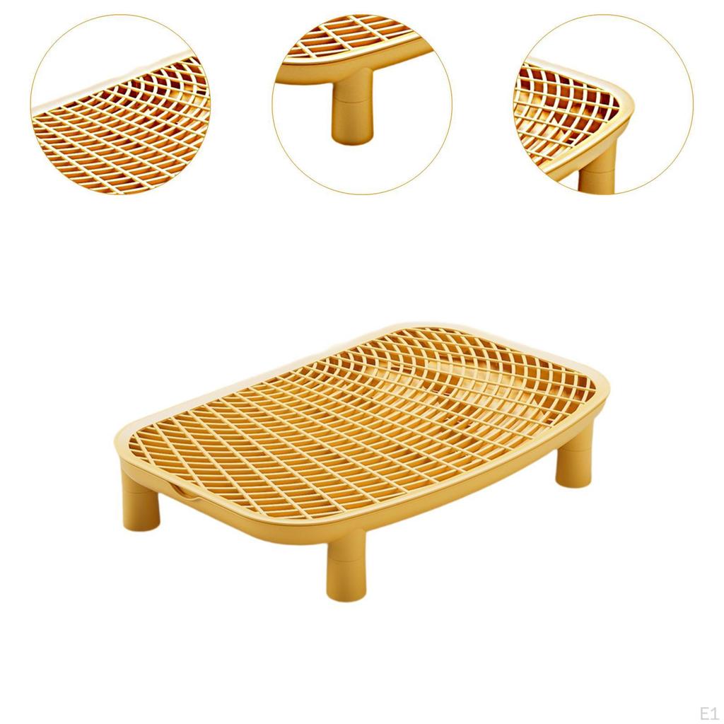 Step Cat Litter Ramp Easy To Clean Accessories Pet Supplies for Bathroom Lavatory