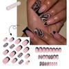 Press On Nail,Fake Nail Stick Glues On Nail False Nail Acrylic Nail Artificial False Nail for DIY Nail Art Designs