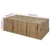 Vidaxl Stolik Kawowy Z Drewna Tekowego, 90 X 50 X 30 Cm