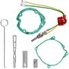 JWEELY Diesel Heater Glow Plug Repair Kit, 12V 24V 5KW 8KW Parking Diesel Heater Glow Ignition Plug Kit With Filter, Car Heater Repair Parts Fit,