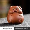 Cute Lucky Pig Zisha Tea Pet Ornament Nourishing Fortune Tea Play Tea Tray Table Tea Accessory