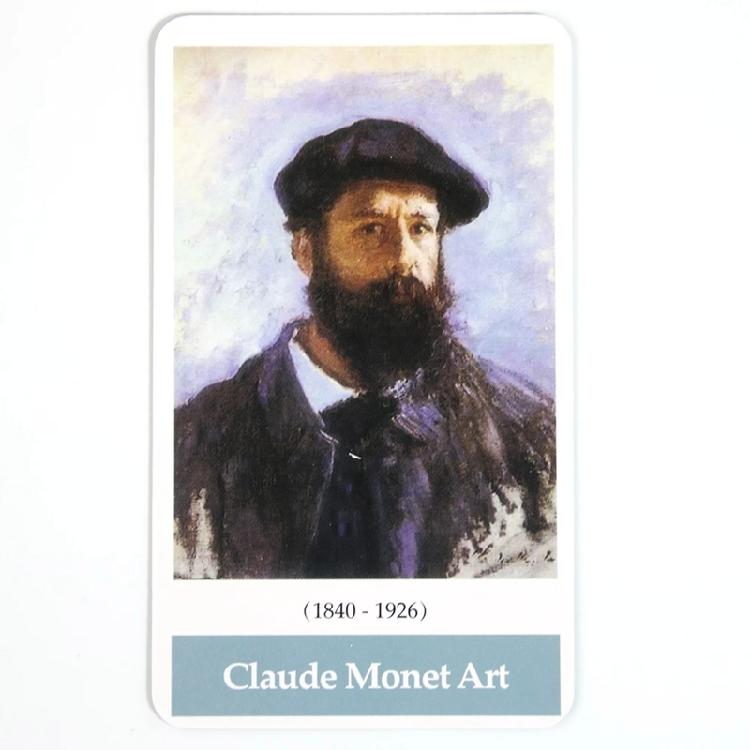 Clau de Monet per Arte Impressionista Tarot 78 Carte Gioco da Tavolo Poker Fato Famiglia Par