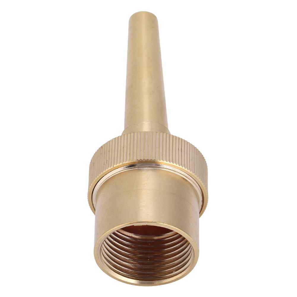 G1in DN25 Copper Multi Direction Straight Fountain Nozzle Fountain Spray Head for Pond Landscaping