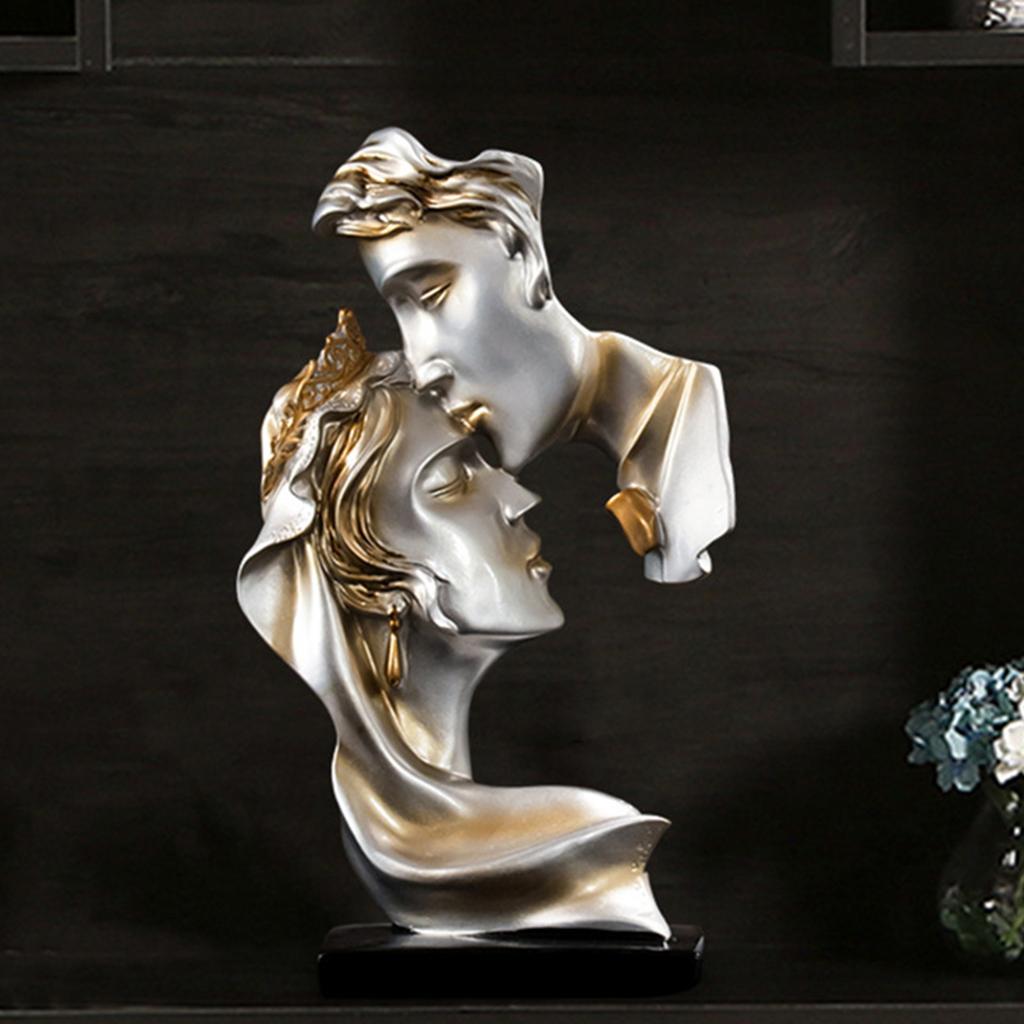 Couples   Sculpture Exquisite Decorative Resin  ing Lover Figurine Home Decor