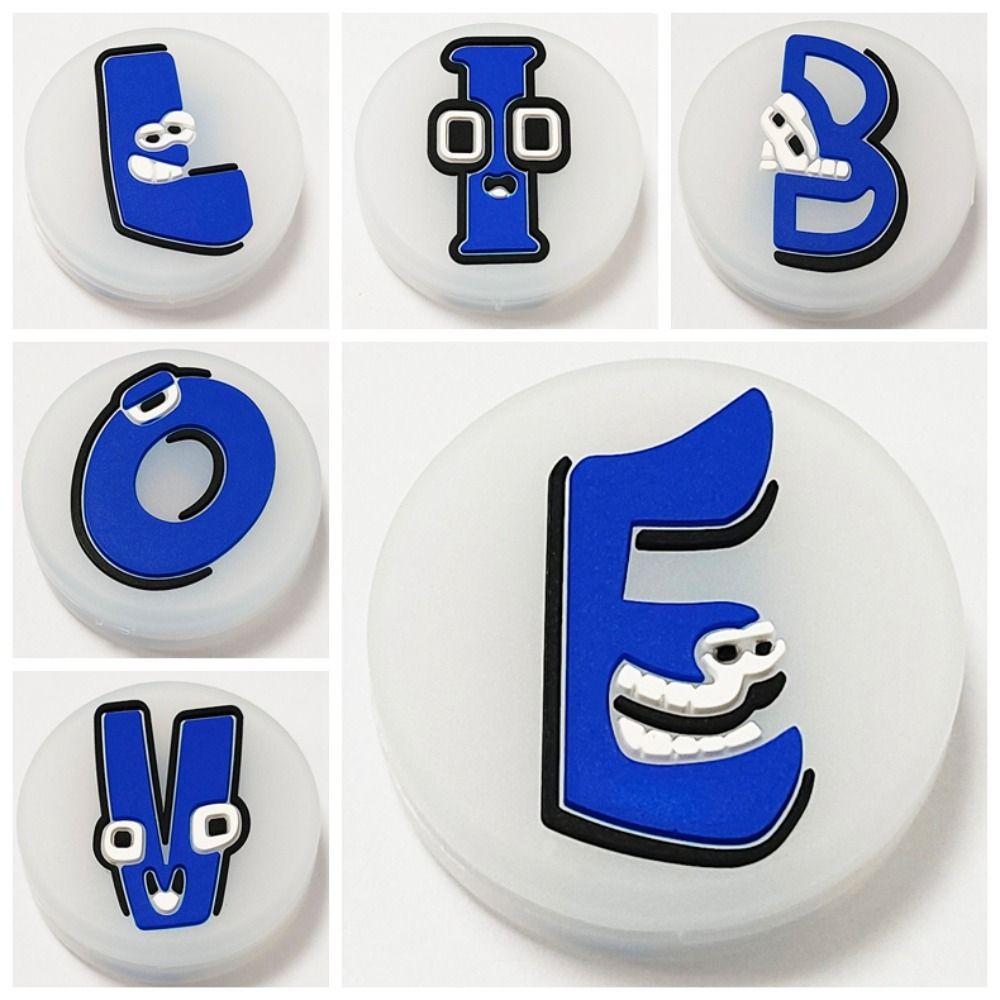 Silicone Tennis Shockproof Absorber 26 English Letters Tennis Racquet Shock Absorber Squash Racket