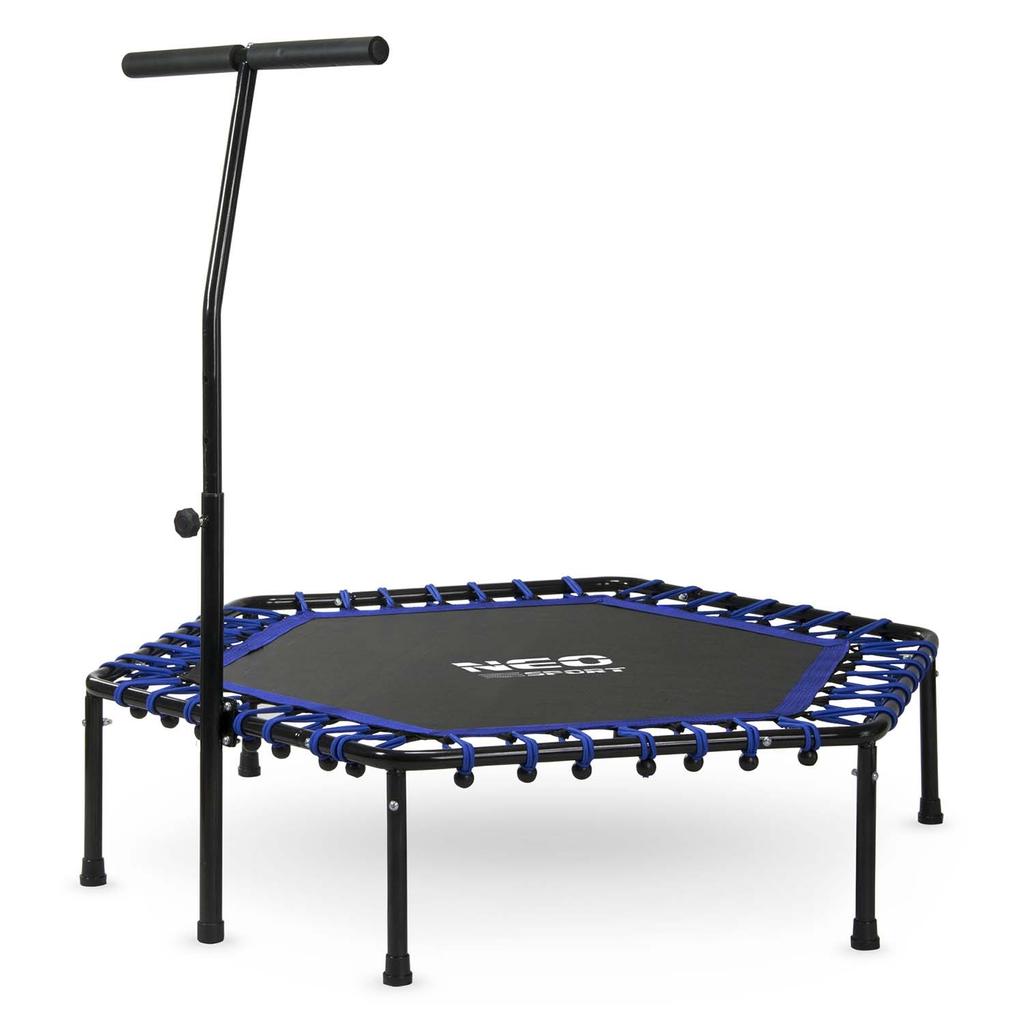Neo-Sport Sechseckiges Fitness-Trampolin mit Griff