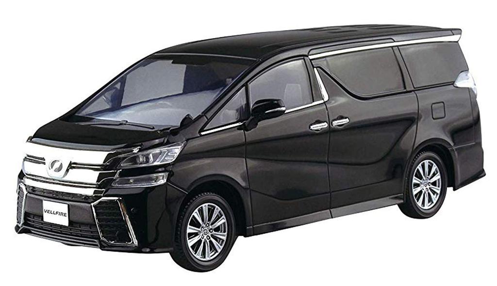 Aoshima Bunka Kyozai The Snap Kit Series Toyota Vellfire Black Plastic Model Kit 04B Co., Ltd. (AOSHIMA) 1/32 Pre-colored