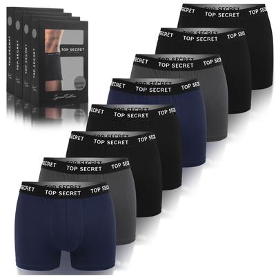 Men's Cotton Boxer Shorts 8 Pack