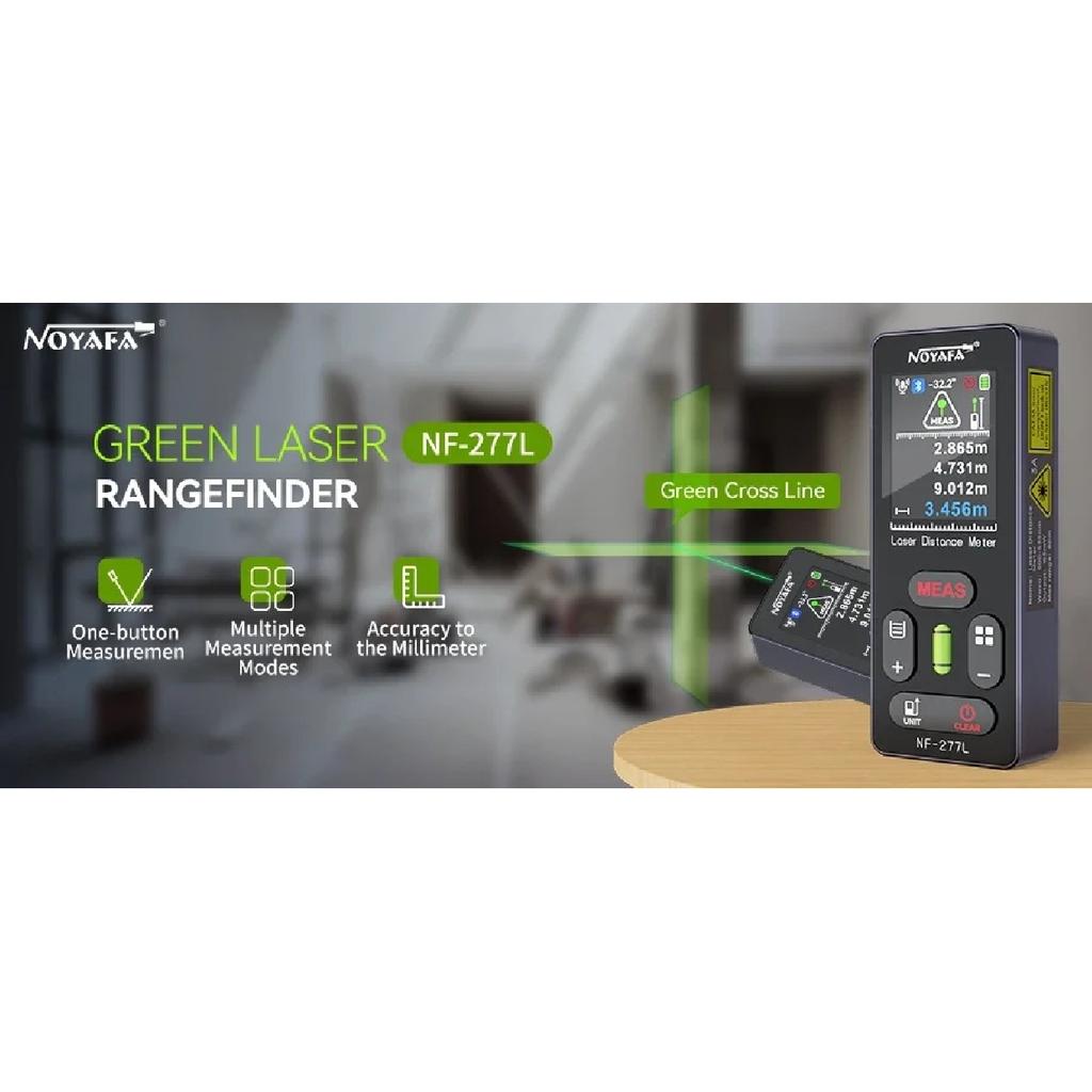 NOYAFA NF-277 Range finder Green Light Laser Distance Meter Professional Laser Meter with Laser Rangefinders tools