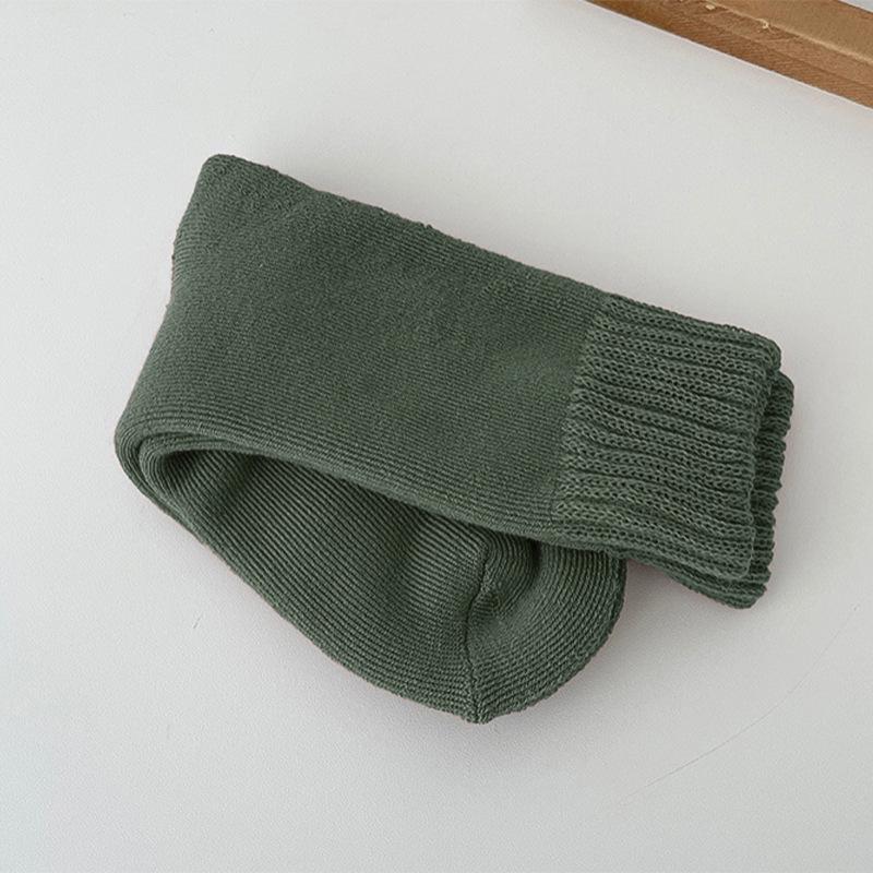 Women's Solid Color Warm Maternity Socks - Thick Velvet, Cold-Resistant, Anti-Pilling Floor Socks