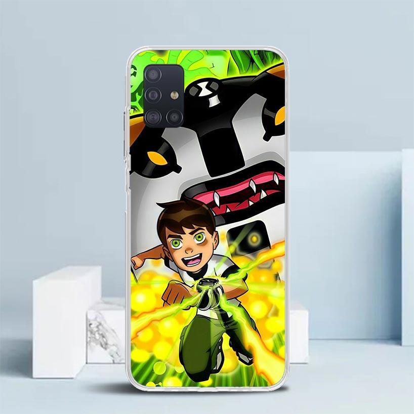 

Cartoon Ben 10 Soft Cover for Samsung Galaxy A12 A22 A32 A52 A72 A02S Phone Case Note 20 Ultra 10 S10 Plus A51 A71 A50S A20S A10 Samsung A20(A30)