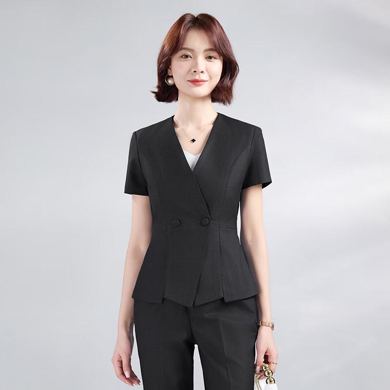 Women's Professional Short-Sleeve Suit Set