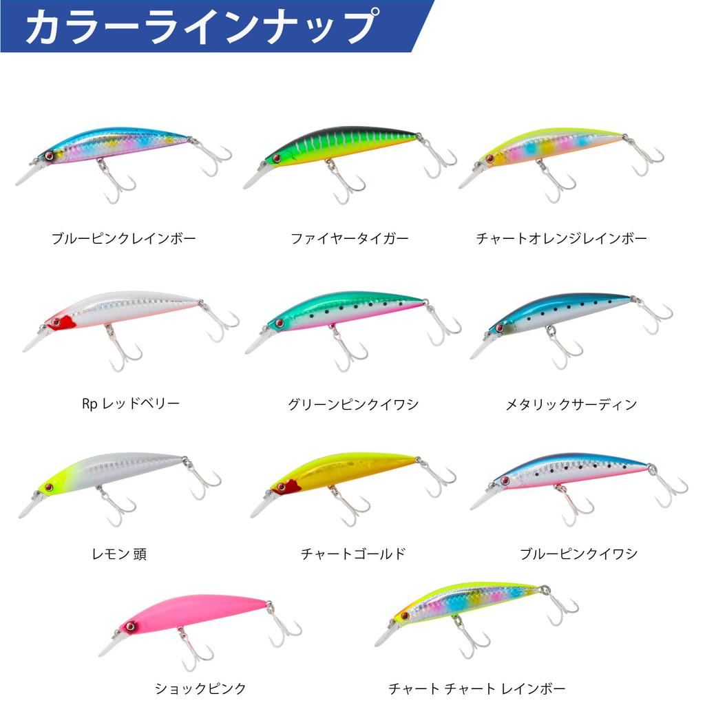 LITTMA SAGOSHI Professional Fishing Lure - Fast Sinking Minnow for