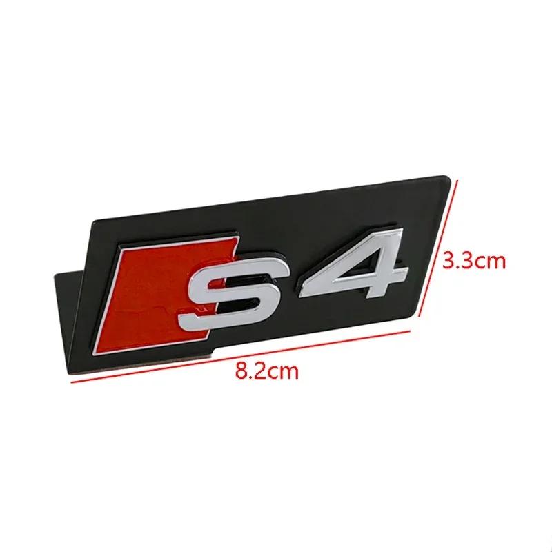 Car Styling Front Grille Badge Emblem for A2 Sline S3 S4 S5 S6 S7 S8 SQ5 SQ7 SQ3 A3 A4 A4L A6L A1 A5 A6 A7 Logo Accessories