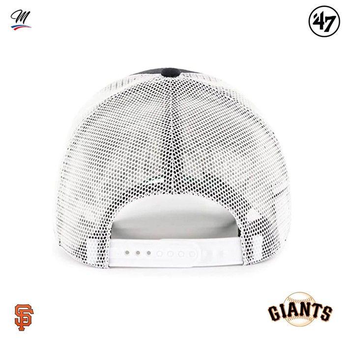 Casquette Snapback - 47 Brand - BRANSON - San Francisco Giants - Noir - Ajustable