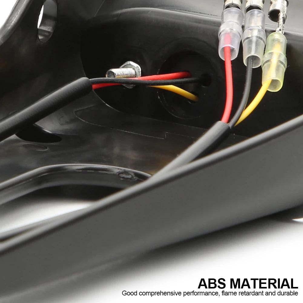 Luz Trasera LED Universal para Motocicleta ABS Guardabarros Trasero Freno Soporte de Placa de Matrícula Para Enduro Moto de Cross Guardabarros luz trasera MX Trail