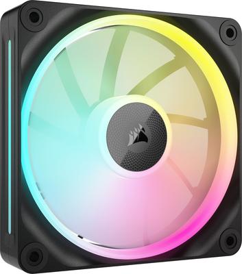 CORSAIR iCUE LINK LX120 RGB Expansion Kit, 120mm PWM PC Case Fan with Dual Light Loop, Single Pack, Black (CO-9051025-WW)