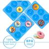 3pcs/Set Silicone Donut Pan with Oil Glass Bottle 6 Holes Non-Stick Mold Baking Perfect Shaped Doughnuts Cake Biscuit Bagels
