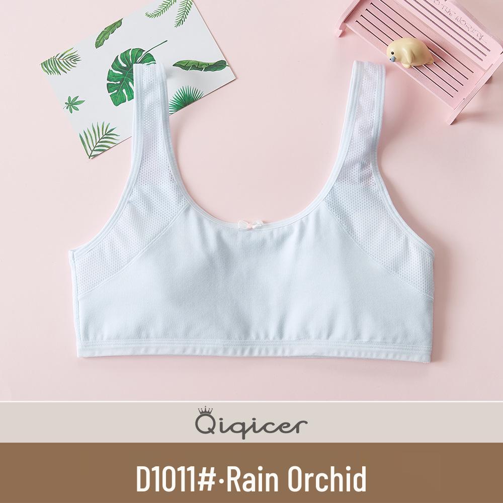 Хлопковый спортивный тренировочный бюстгальтер для девочек-подростков 85A