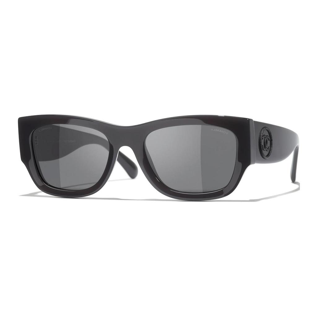 Chanel Square Sunglasses Unisex sunglasses Black CH5507A-1716S4