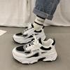 Thick-soled Dad Shoes, Spring 2025 Fashion Versatile Thick-soled Breathable Mesh Casual Sports Shoes Women