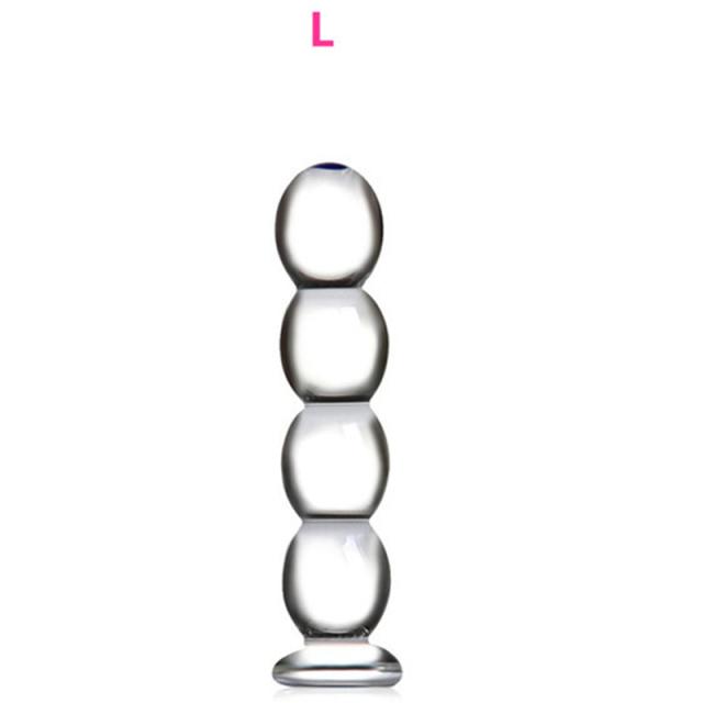 1PC Crystal Glass Dildos Masturbator Realistic Dildo Penis Large G-spot Anal Butt Plug Adult Sex toys for Woman Female Sold