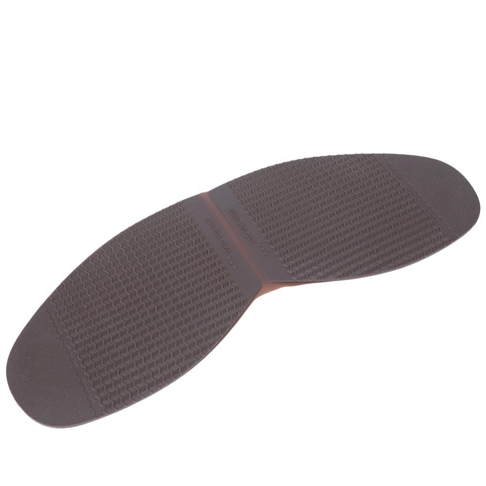 2pcs Rubber Material Shoe Repair Soles Black & Brown Rubber Forefoot Pads Shoes Repair